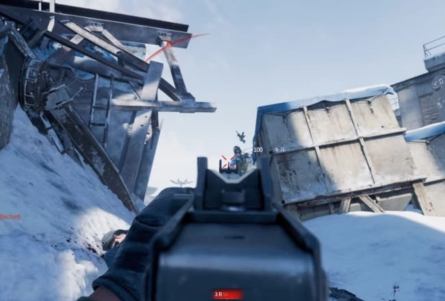 COD BO6のTANTO 22のアイアンサイト